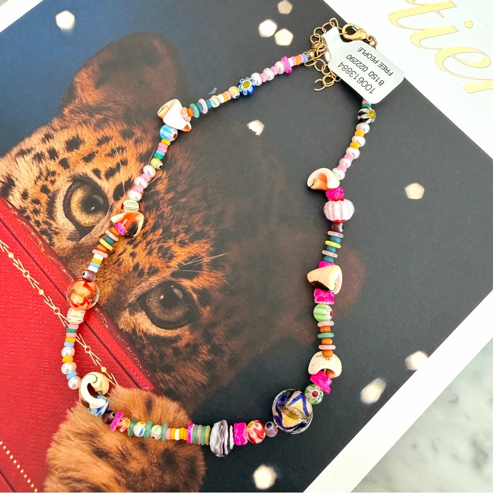 Free People‎ Colorful Beaded Necklace